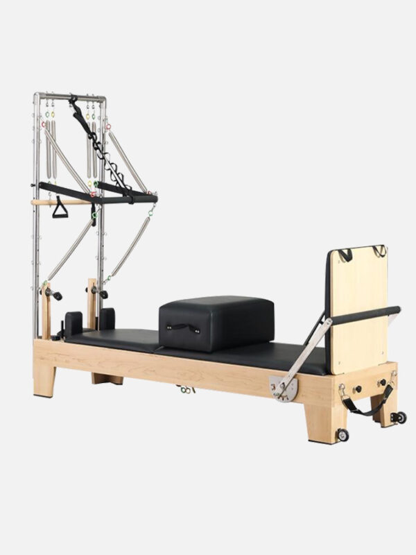 Maple Wood Pilates Reformer with Half Tower