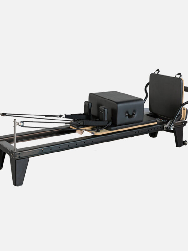 Black Advanced Aluminum Pilates Reformer